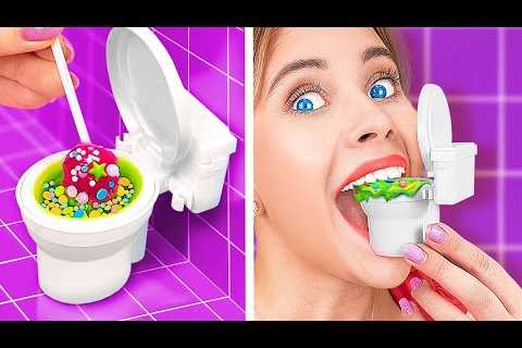 GENIUS PARENTING FOOD HACKS &amp; TRICKS || Good VS Bad Parents! Best Snack Situations by 123 GO!..