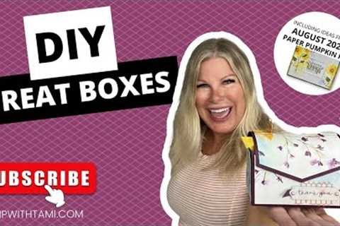🔴 Making Amazing DIY Treat Boxes [Gift Box Series #1]