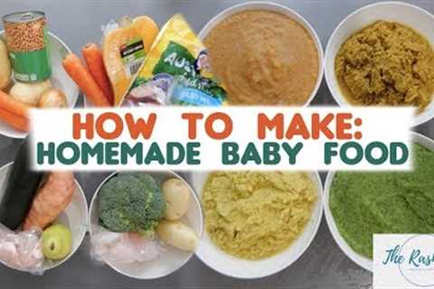 How to make baby purées | homemade baby food recipes 6-9 months | Thermomix baby food recipes