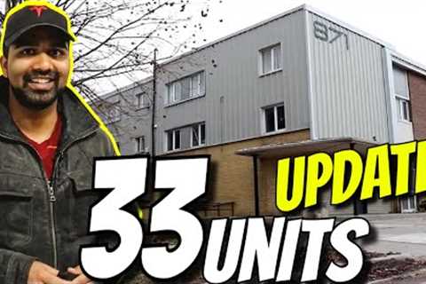 Buying His First Apartment Building Update | 33 Unit Multi Family BRRRR Tour in London, Ontario