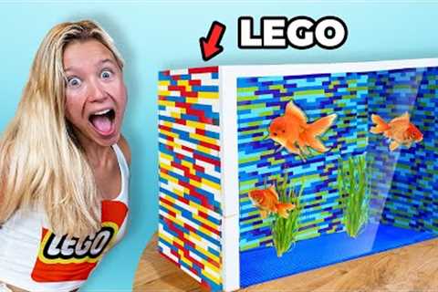 I Built a Fish Tank Using 10,000 LEGO
