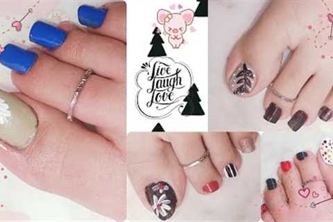 Easy Toe Nail Art Designs For Beginners 💅✨ The Best Nail Art Designs Compilation