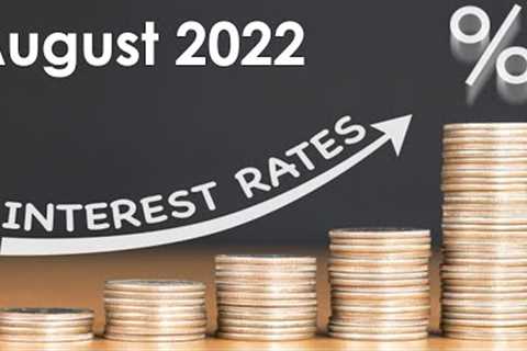 UK interest rates - August 2022 - 1.75% and increasing