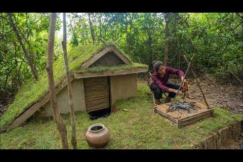 Build The Most Lovely Underground Earth Shelter by Ancient Skill