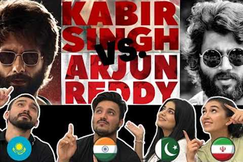 Arjun reddy Vs Kabir Singh Trailer Comparison | Trailer Reaction by FOREIGNERS