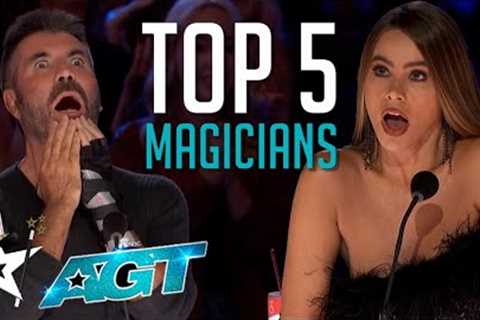 TOP 5 MOST VIEWED Magician Auditions from America's Got Talent 2022! | Got Talent Global