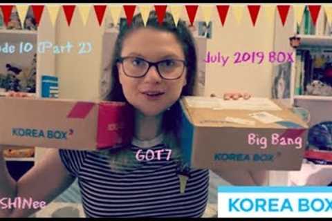 Vlog: Unboxing Monthly Korea Box Ep 11: July 2019- Big Bang, SHINee, GOT7