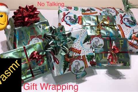 ASMR - Unboxing/Wrapping Christmas Presents (no talking)