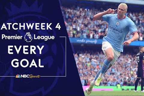 Every Premier League goal from Matchweek 4 (2022-23) | NBC Sports