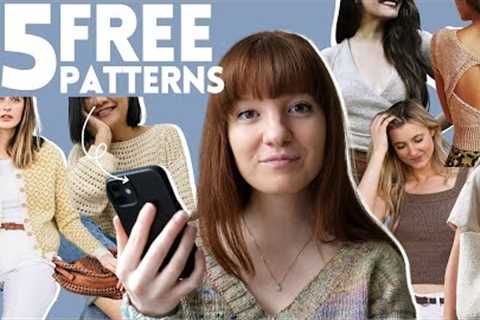 15 *FREE* Knitting Patterns for Spring