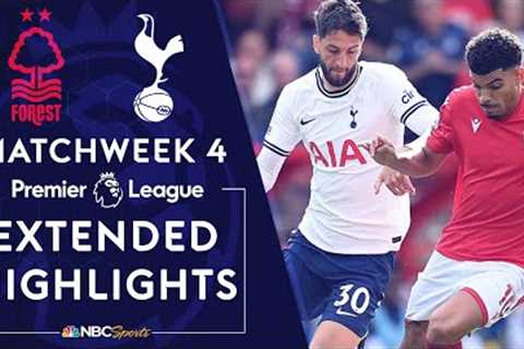 Nottingham Forest v. Tottenham Hotspur | PREMIER LEAGUE HIGHLIGHTS | 8/28/2022 | NBC Sports