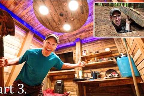 Surviving 24-hrs UNDERGROUND (in the Spider Hole!!!) - Building a Secret Tunnel Bunker