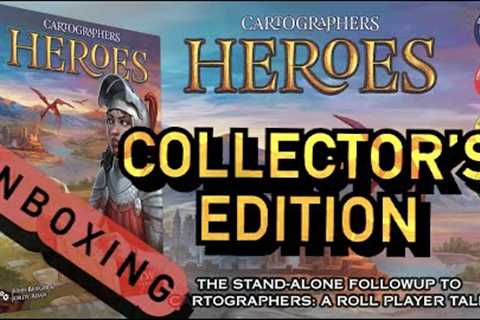 SMGSLT - Unboxing Cartographers Heroes [Collector's Edition]