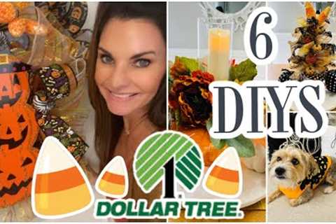 🎃 6 NEW ((DIY))DOLLAR TREE FALL HALLOWEEN DECOR CRAFTS 🎃 Ep10 I love FallOlivias Romantic Home DIY