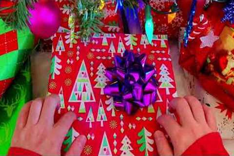 ASMR Unboxing - Christmas Gift Unwrapping -  Cheap Gift Ideas for Men and Women - Secret Santa Gift