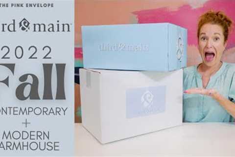 *FAVORITE* Third and Main Fall 2022 Contemporary &amp; Modern Farmhouse Home Decor Subscription..