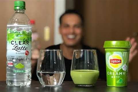 CLEAR vs REAL Matcha Tea Latte (Strange Japanese Inventions)