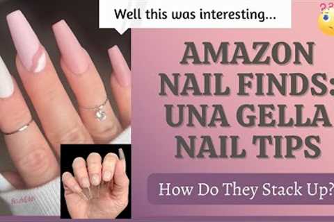 Affordable Gel Tip Kit From Amazon?! 😧 Testing Out Una Gella Nail Tips