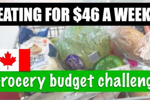 Grocery shop with me &amp; How to eat for CHEAP IN CANADA ~ Emergency Extreme Grocery Budget..