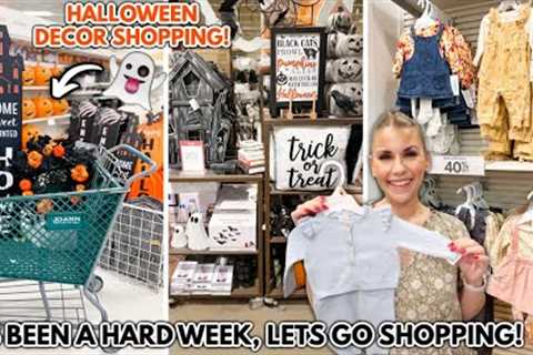 Its been a hard week.. 😭 | Shopping For BABY w/ Baby Clothing Haul | Fall + Halloween Decor..