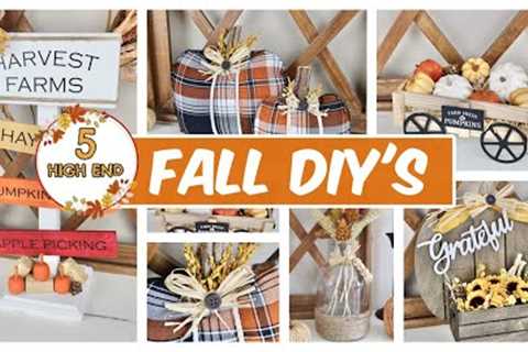 *NEW* FALL DECOR DIY'S | Easy HIGH END Fall Crafts To Try 2022