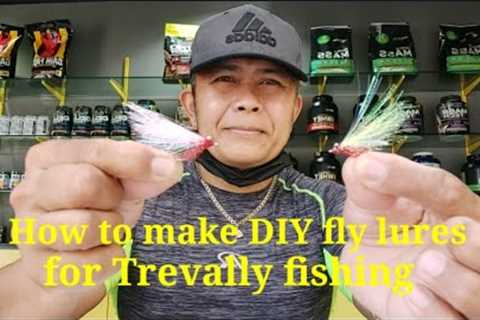 How to make DIY fly lures For Trevally fishing // Tutorial