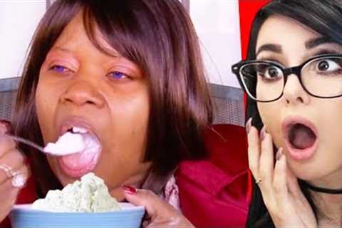 INSANE WOMAN ONLY EATS CORNSTARCH