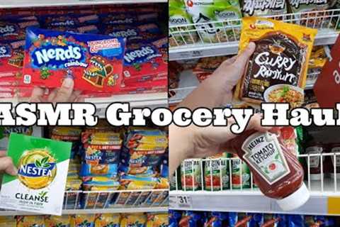 ASMR Grocery Shopping and Haul no talking relaxing vlog in Supermarket