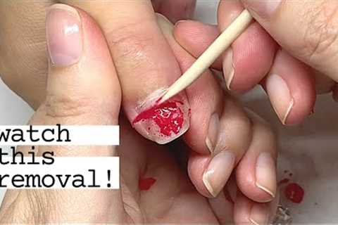 Very Satisfying Shellac Removal | Sharing Helpful Tips 💅