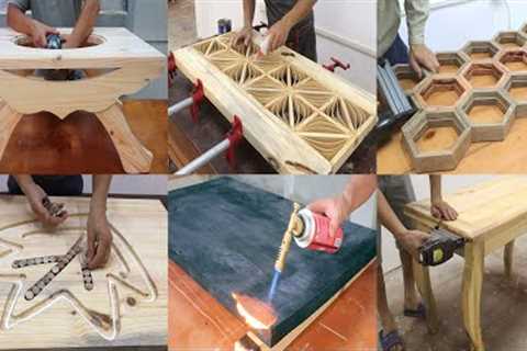 6 Amazing Handicraft Woodworking Projects Never Seen Before // DIY Simple Art Coffee Table At Home