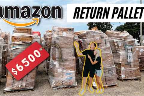 We Bought An Amazon Returns Pallet For $525 - Unboxing $6500 In MYSTERY Items!