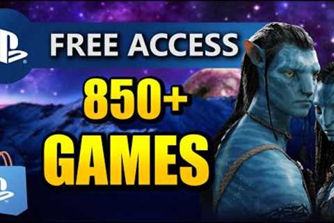How to ACCESS 850+ AAA Playstation Games for FREE! (PS4/PS5)
