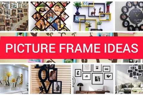 Collage Picture Frame Ideas l Family Wall Decor l Photo Frame Crafts l Family Photo Wall l DIY Photo