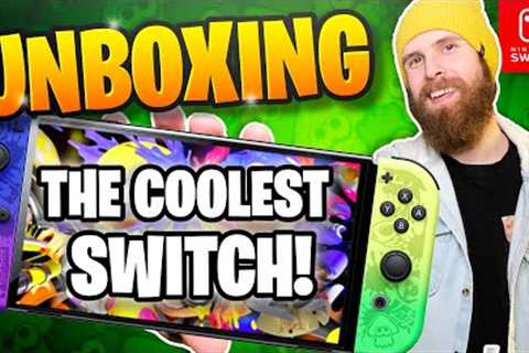 Splatoon 3 OLED Switch - Unboxing &amp; Review! Hands On Comparisons!