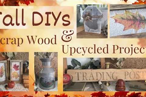 SUPER QUICK - Fall Upcycled &amp; Scrap Wood Projects - BUDGET FRIENDLY