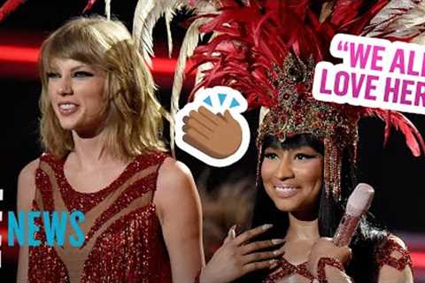 Nicki Minaj PRAISES Taylor Swift After 2022 MTV VMAs | E! News