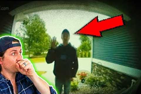Crazy neighbor’s SECRET caught on camera