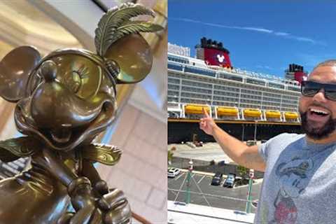 Day One of Our Awesome Vacation Aboard The Disney Fantasy | Magical Inside Stateroom | Sailing Away!