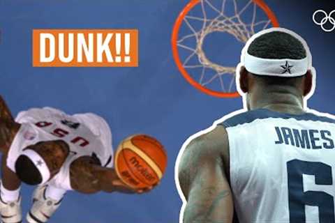 EVERY LeBron James Olympic dunk 🏀