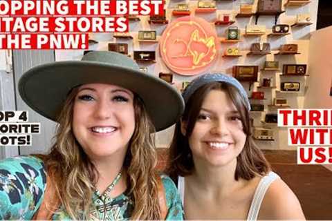 WHY SHOPPING ANTIQUE MALLS CAN STILL BE THRIFTING! | Thrift With Us! | New Store Grand Opening!