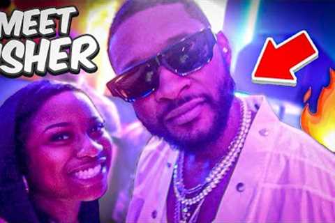 Hey My NaeBaes🥰 Meet Usher! I Flew To Vegas For The Usher Concert  🎶He had something to say..