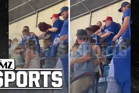 Crazy Catfight Erupts At Blue Jays Baseball Game | TMZ Sports