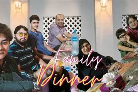 Dinner family kai saath | anniversary gifts | #khulood fazal vlog #vlog
