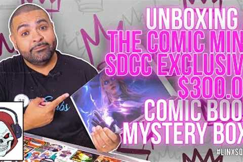 UNBOXING A COMIC MINT $300.00 SDCC EXCLUSIVE COMIC BOOK MYSTERY BOX!
