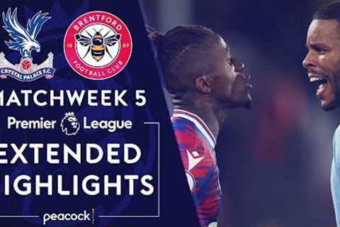 Crystal Palace v. Brentford | PREMIER LEAGUE HIGHLIGHTS | 8/30/2022 | NBC Sports