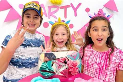 Nastya gets a surprise from her best friends