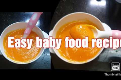 6 months old baby food recipe/easy baby food/breakfast for baby