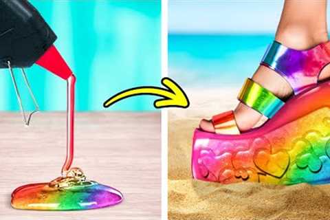 DIY SHOES AND CLOTHES | Fantastic Feet Hacks Craft Ideas To Save Your Money