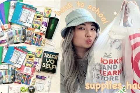 BACK TO SCHOOL SUPPLIES HAUL 2022 ✏️📔 + GIVEAWAY! 🎁 | christine n
