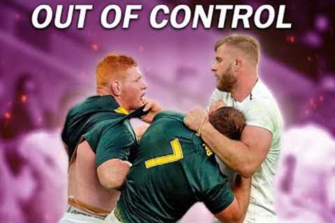 OUT OF CONTROL MOMENTS IN RUGBY | BIG HITS &amp; HARDEST TACKLES
